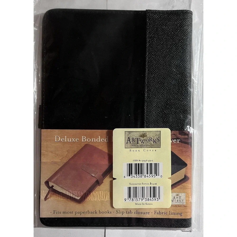 Deluxe Bonded Leather Book Cover - Artworks International Inc. NEW!